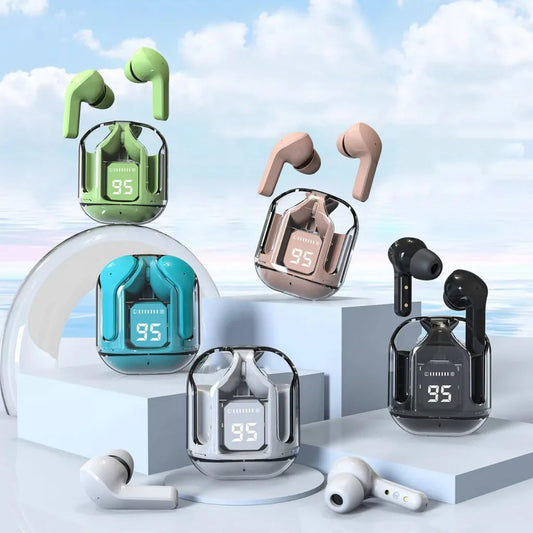 Fones Esportivos TWS Air - HiFi Transparentes para Esportes